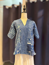 Load image into Gallery viewer, T104665- PatchWork V Neck