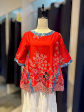 Load image into Gallery viewer, RB189- Batik Denim 3/4 Sleeve