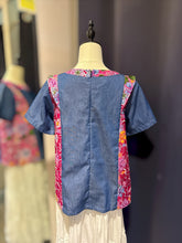 Load image into Gallery viewer, RB207-Denim Batik Top
