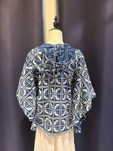 Load image into Gallery viewer, T104821-Indigo Hoodie Top
