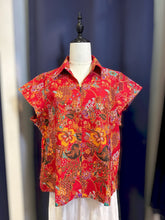 Load image into Gallery viewer, RB205E- Batik Short Sleeve Top(L)
