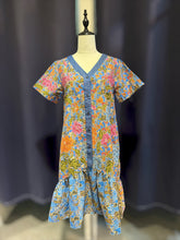 Load image into Gallery viewer, RB45D-Denim Batik Dress (S,M)
