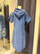 Load image into Gallery viewer, T104791-Patchwork Hoodie Dress
