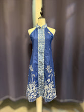 Load image into Gallery viewer, RB221B-Denim Batik Sleeveless Dress
