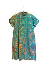 Load image into Gallery viewer, RB74-Batik Mandarin Collar Dress
