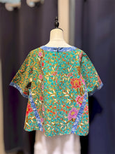 Load image into Gallery viewer, RB189E- Batik Denim 3/4 Sleeve-L

