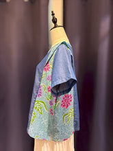 Load image into Gallery viewer, RB207D-Denim Batik Top(M)
