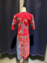 Load image into Gallery viewer, RB1130C-Batik V-Neck Dress-S
