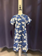 Load image into Gallery viewer, T104799-Indigo Short Sleeve Dress
