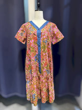 Load image into Gallery viewer, RB45F-Denim Batik Dress(S,L)
