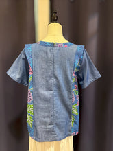 Load image into Gallery viewer, RB207C-Denim Batik Top(M)
