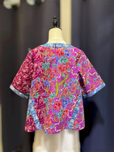 Load image into Gallery viewer, RB189D- Batik Denim 3/4 Sleeve-M
