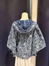 Load image into Gallery viewer, T104820-Indigo Hoodie Top
