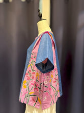 Load image into Gallery viewer, RB207E-Denim Batik Top(L)

