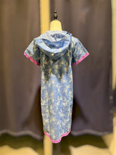Load image into Gallery viewer, RB213D-Denim Batik Dress With Hoodie-S
