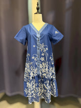 Load image into Gallery viewer, RB45G-Denim Batik Dress(S)
