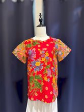 Load image into Gallery viewer, RB005AC-Batik Short Sleeve Top-S
