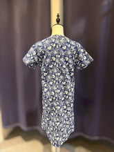 Load image into Gallery viewer, T104801-Indigo Short Sleeve Dress
