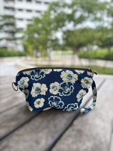 Load image into Gallery viewer, G023E-Indigo Makeup Zip Pouch

