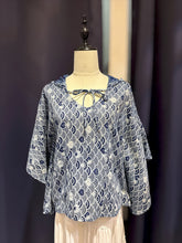 Load image into Gallery viewer, T104820-Indigo Hoodie Top
