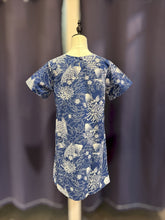 Load image into Gallery viewer, T104786-Indigo Denim Short Sleeve Dress
