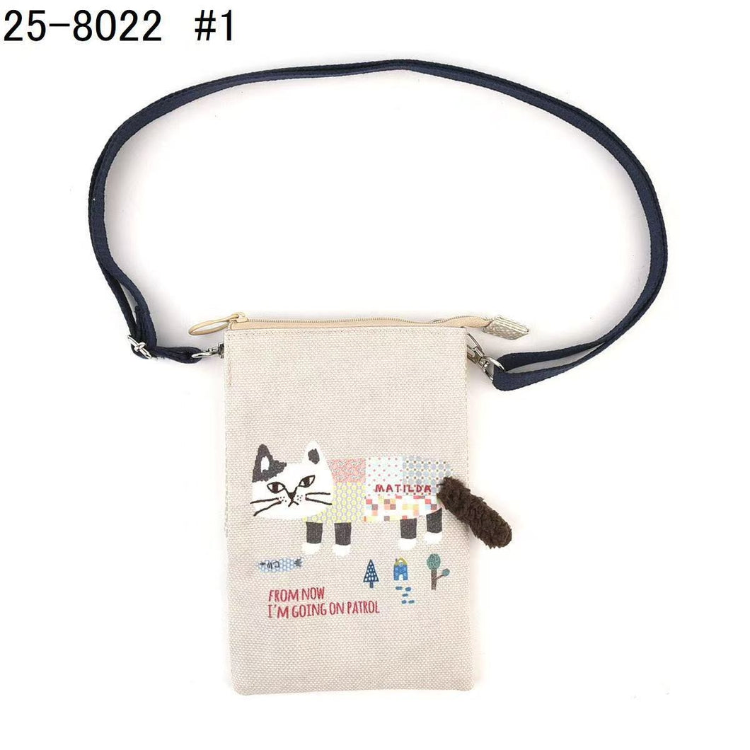 B101304-Cat Sling Bag