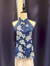 Load image into Gallery viewer, T104813-Indigo Sleeveless Top
