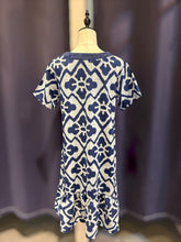 Load image into Gallery viewer, T104811-Indigo Short Sleeve Dress
