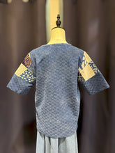 Load image into Gallery viewer, T104789-Patchwork Short Sleeve Top
