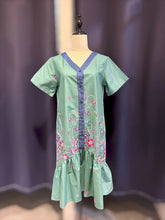Load image into Gallery viewer, RB45C-Denim Batik Dress
