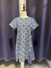 Load image into Gallery viewer, T104805-Indigo Short sleeve Dress
