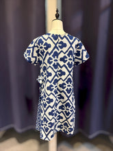 Load image into Gallery viewer, T104808-Indigo Short Sleeve Dress
