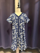 Load image into Gallery viewer, T104809-Indigo Short Sleeve Dress
