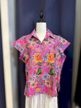 Load image into Gallery viewer, RB205F-Batik Short Sleeve Top(L)
