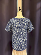 Load image into Gallery viewer, T104819-Indigo Short Sleeve Top
