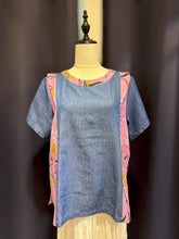 Load image into Gallery viewer, RB207E-Denim Batik Top(L)
