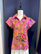Load image into Gallery viewer, RB205A-Batik Short Sleeve Top(S)
