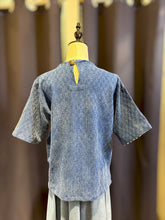 Load image into Gallery viewer, T104790-Patchwork Short Sleeve Top
