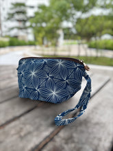Load image into Gallery viewer, G023H-Indigo Makeup Zip Pouch
