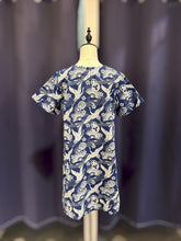 Load image into Gallery viewer, T104784-Indigo Denim Short Sleeve Dress

