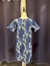 Load image into Gallery viewer, T104787-Indigo Denim Short Sleeve Dress
