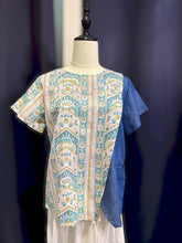 Load image into Gallery viewer, RB002B- Denim Indian Cotton Top
