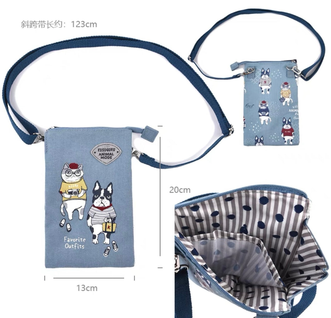 B101102-Cat Sling Bag