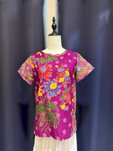 Load image into Gallery viewer, RB005AB-Batik Short Sleeve Top-S
