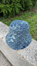 Load image into Gallery viewer, H11002D-Indigo Reversible Hat
