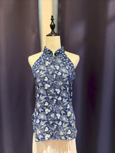 Load image into Gallery viewer, T104814-Indigo Sleeveless Top
