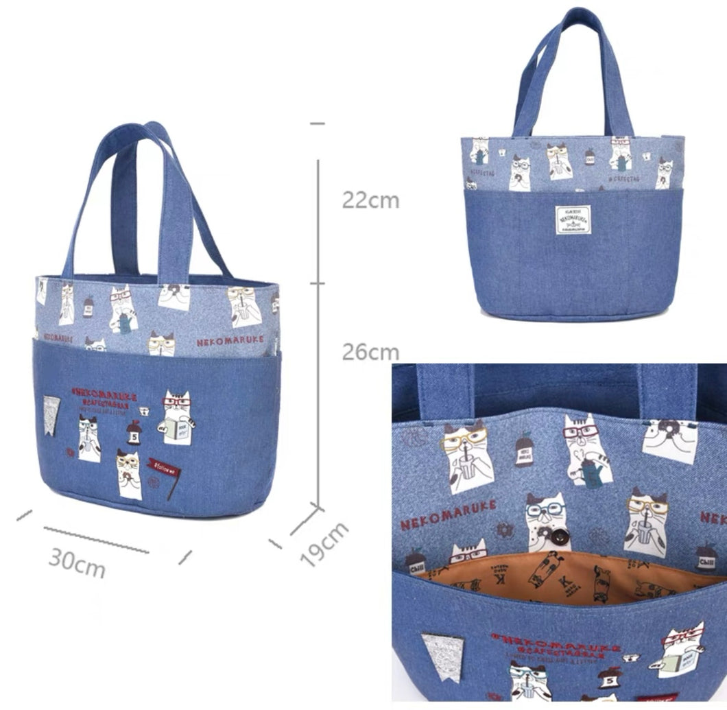 B101222-Cat Tote Bag