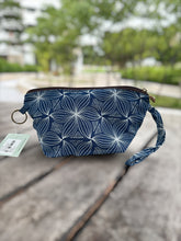 Load image into Gallery viewer, G023H-Indigo Makeup Zip Pouch
