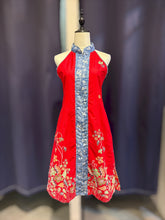 Load image into Gallery viewer, RB221A-Denim Batik Sleeveless Dress

