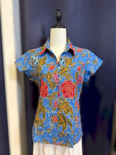 Load image into Gallery viewer, RB205B-Batik Short Sleeve Top(S)
